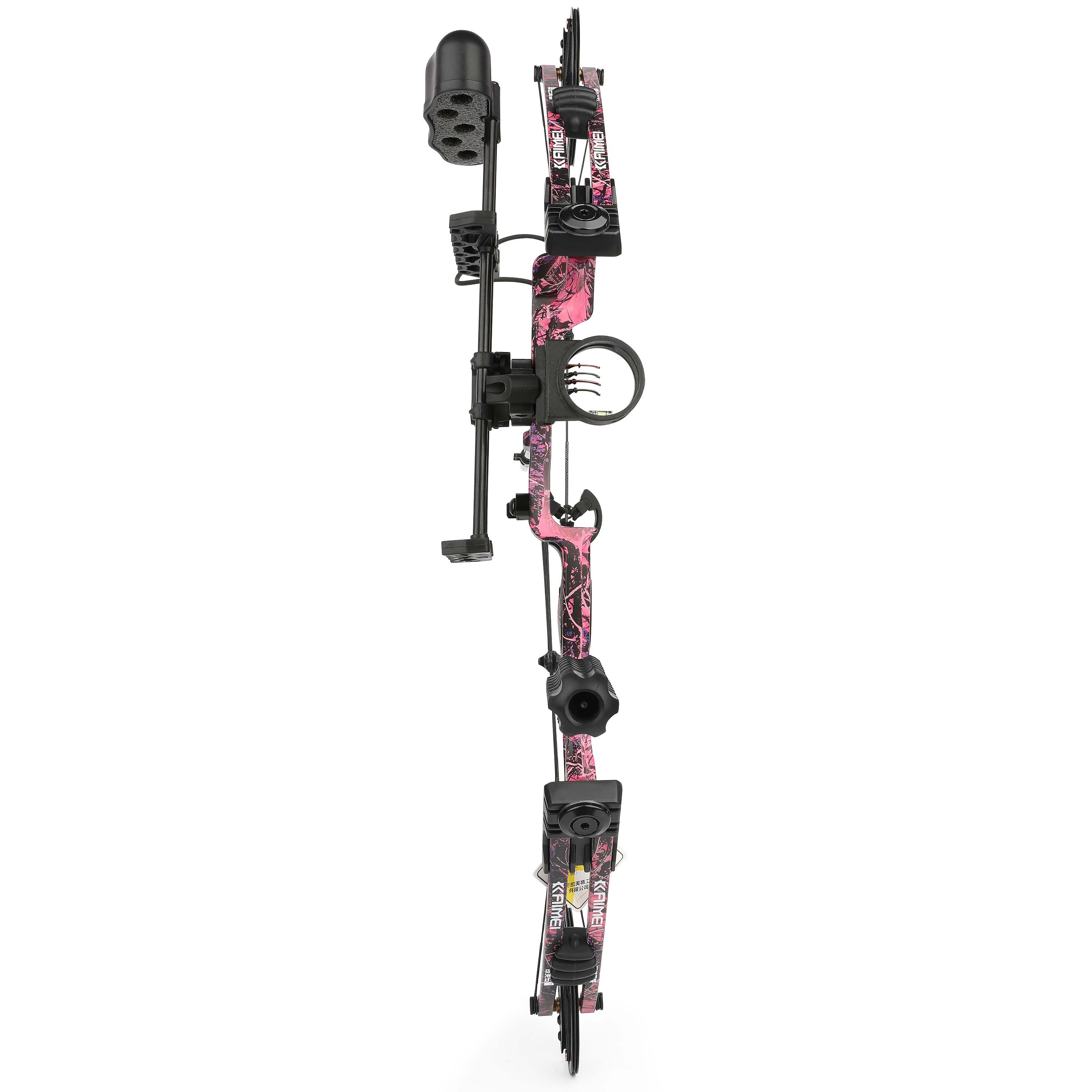 Kaimei Han Compound Bow 30-60lb Red Camo Set