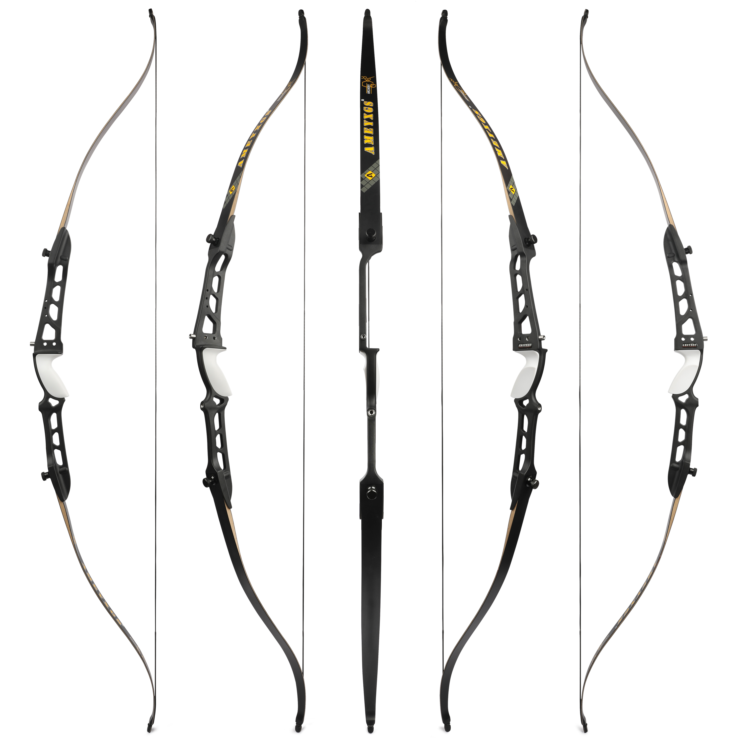 68"Archery Takedown Recurve Bow Set 20–40lbs Target Kit