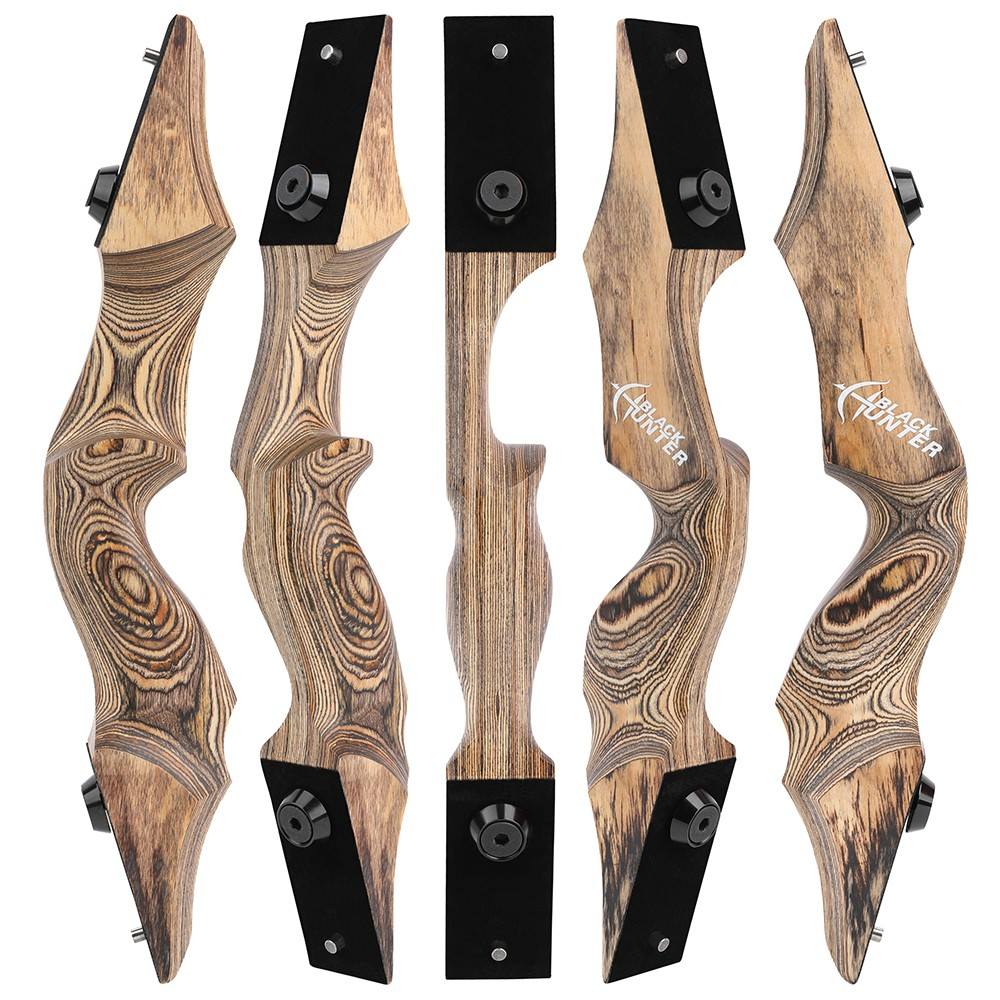 60" Takedown Recurve Bow Set 20-60lbs Bamboo Core Archery Kit