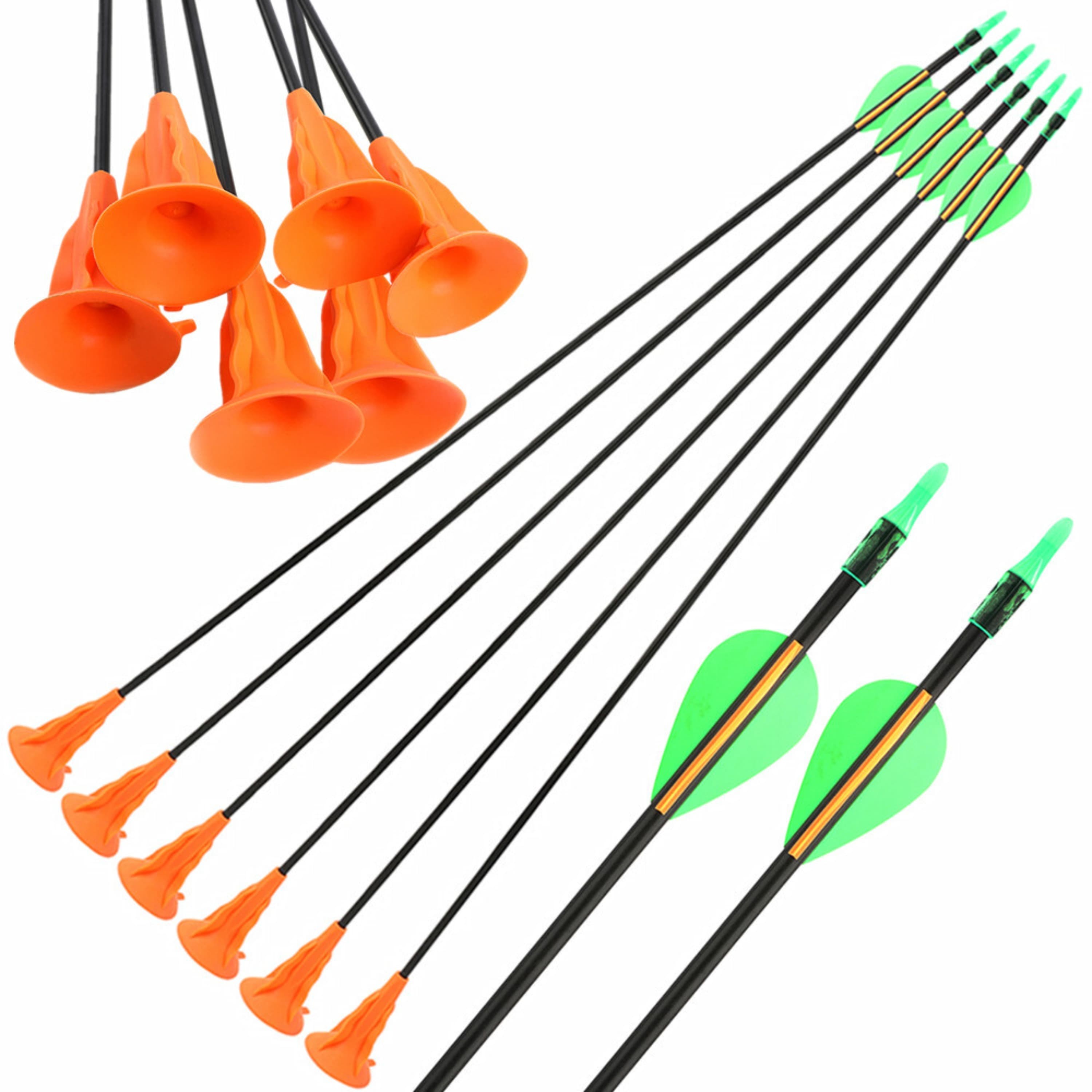Children's Suction Cup Arrows Safe Rubber Tip 12-Pack
