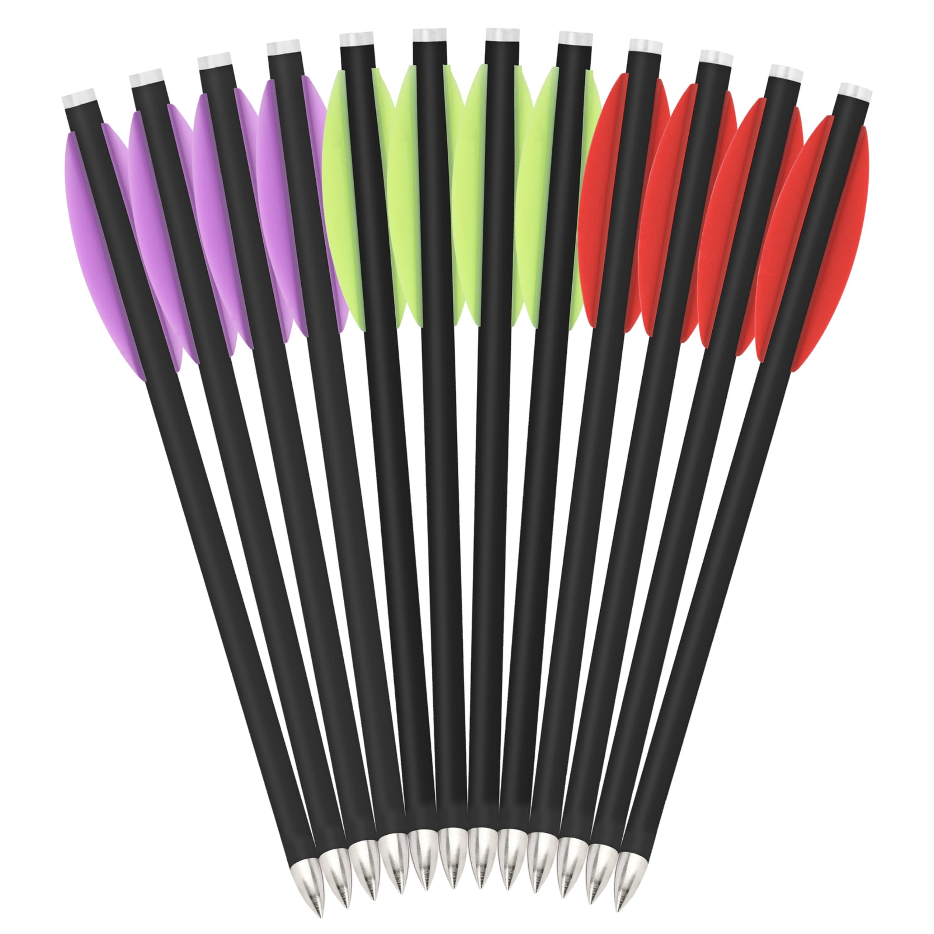 SHARROW Carbon Crossbow Bolts High-Performance Bolts 12-Pack