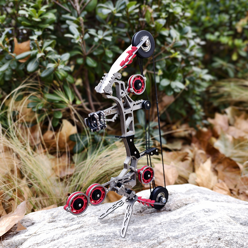 Mini Indoor Compound Bow 10lb with 8 Arrows for Target Shooting