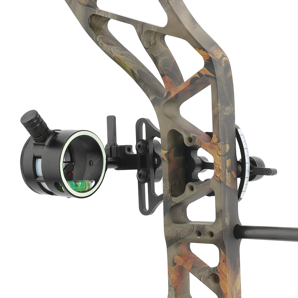AME Dual-Lever 2-Pin Bow Sight Black CNC Aluminum