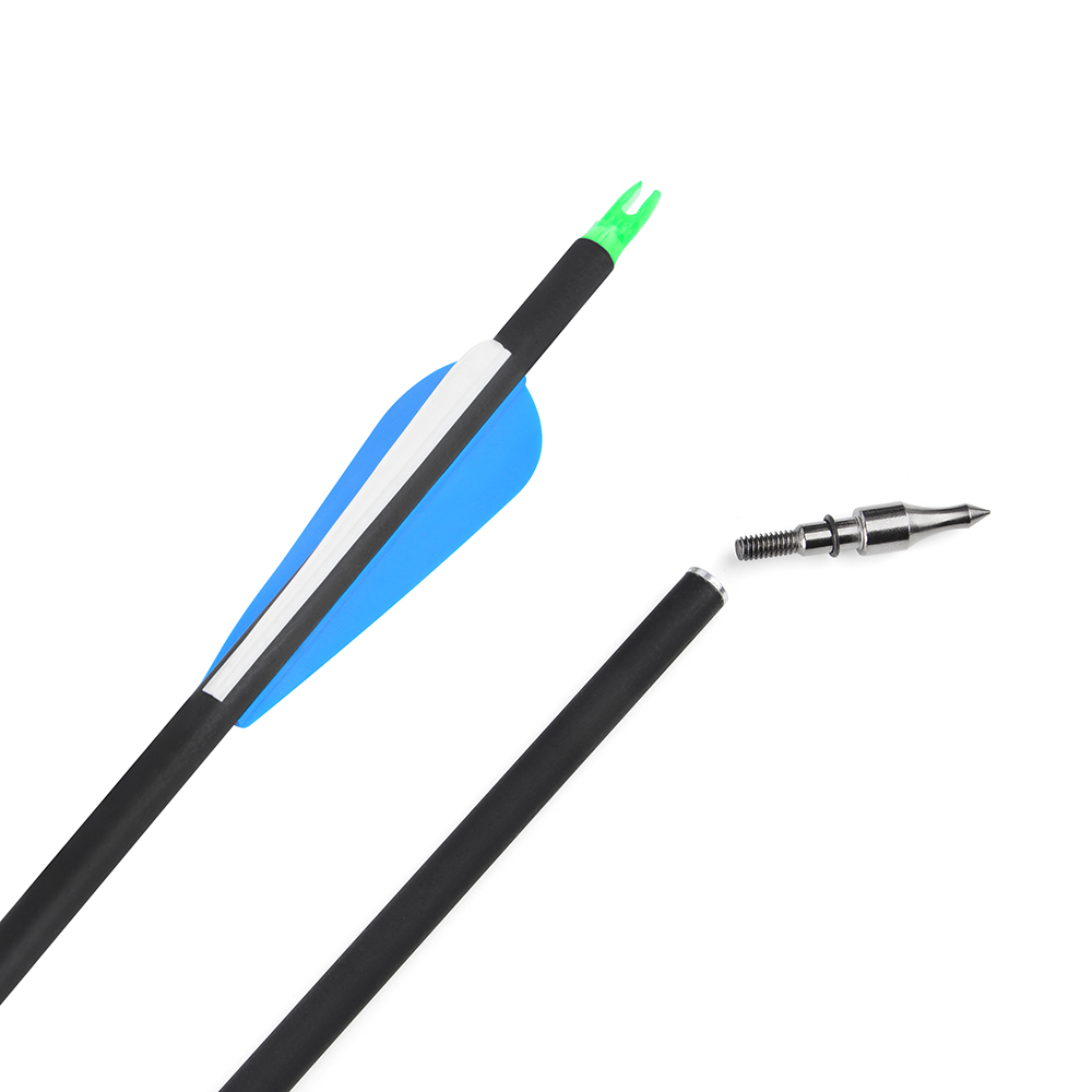 500 Spine Mixed Carbon Arrows – 12pcs