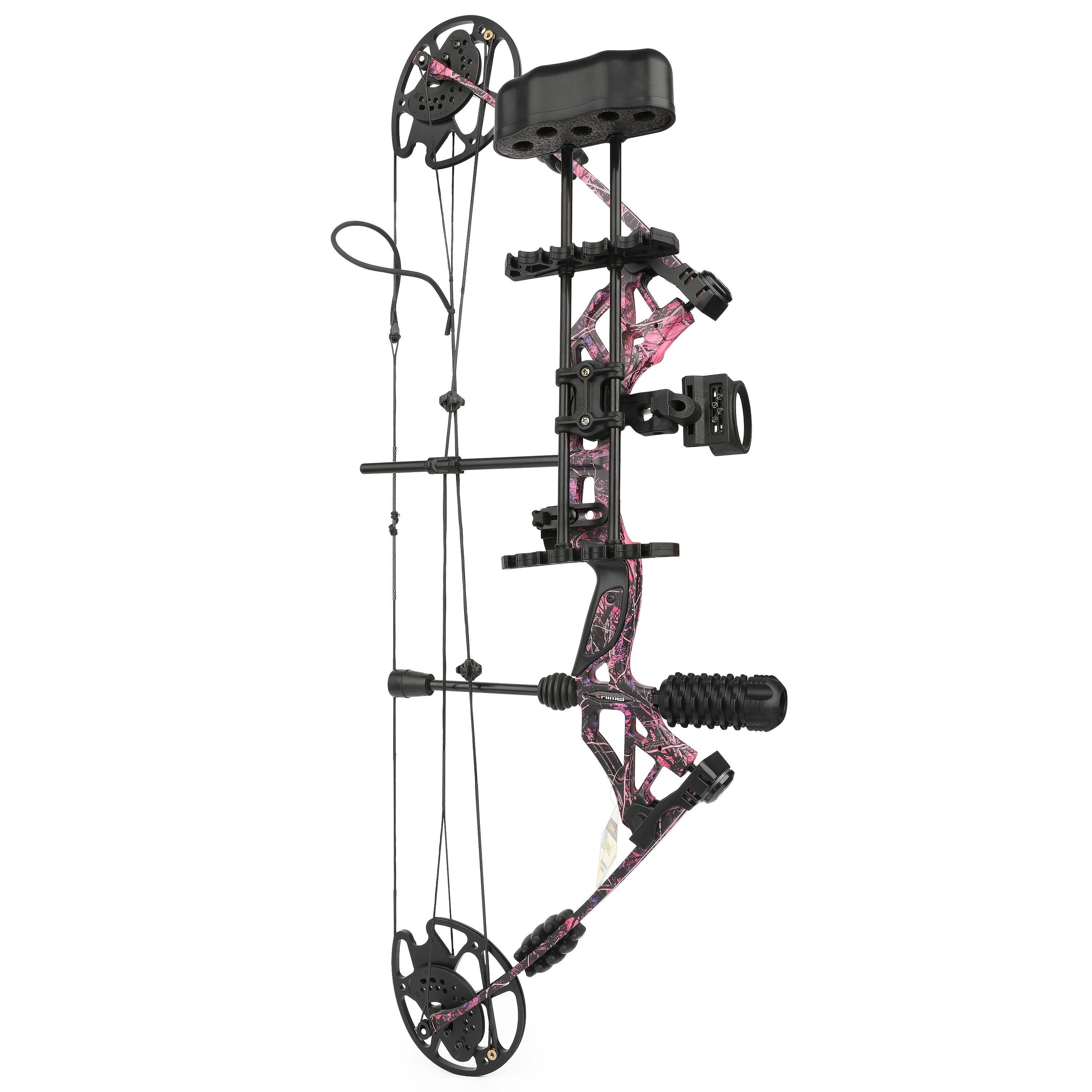 Kaimei Han Compound Bow 30-60lb Red Camo Set
