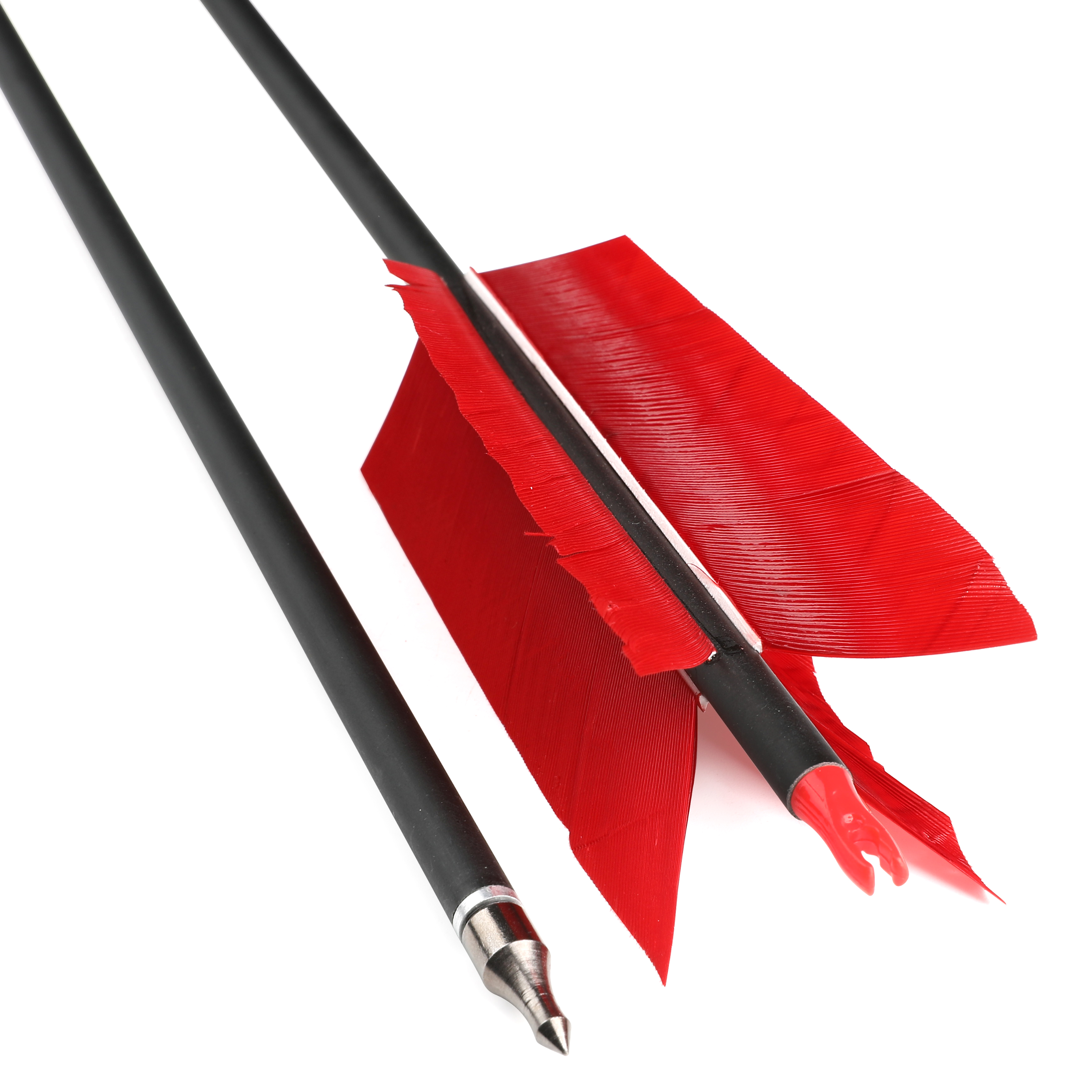 SHARROW Carbon Arrows FLU-FLU Feather Archery Traditional Bow