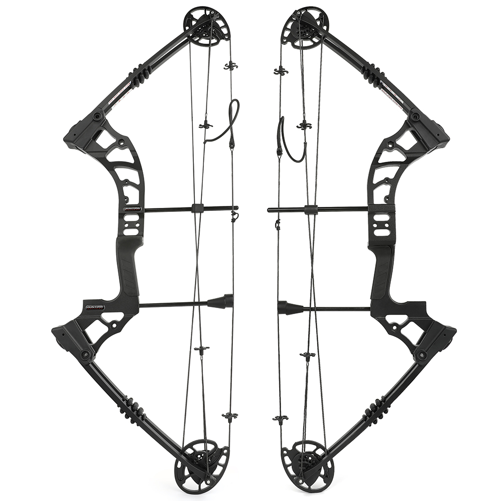 Archery black Compound Bow Set 0-70lbs Right Hand Hunting