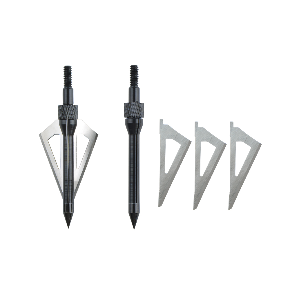 ox with Foam Insert for Arrowheads – Silver, Fits 6 Arrowheads (100 Grain) + 1 Arrow Box