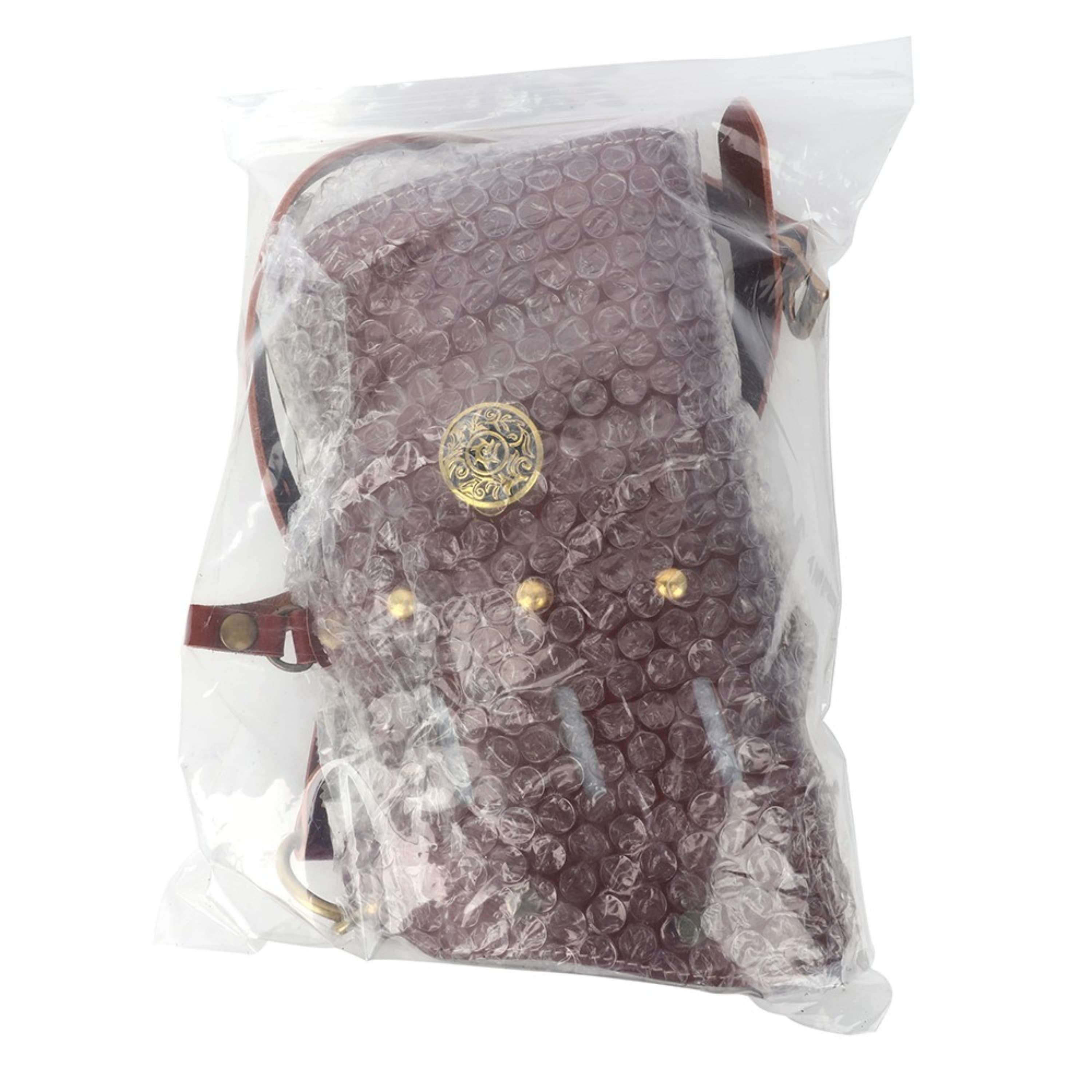 Cowhide Leather Arrow Quiver Brown Bow Hunting Accessory