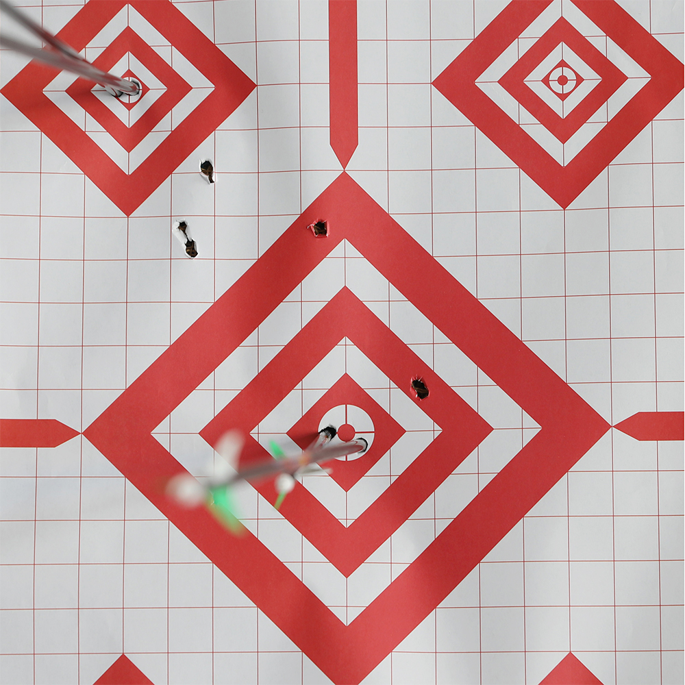 Red Shooting Target Paper 43×63cm – 10/20 Sheets Pack