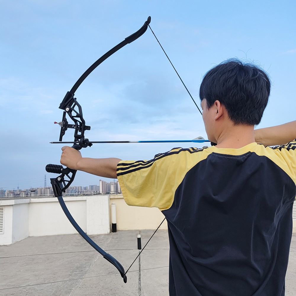 Adjustable Recurve Bow Set 30–53 lbs Aluminum Alloy Archery Kit