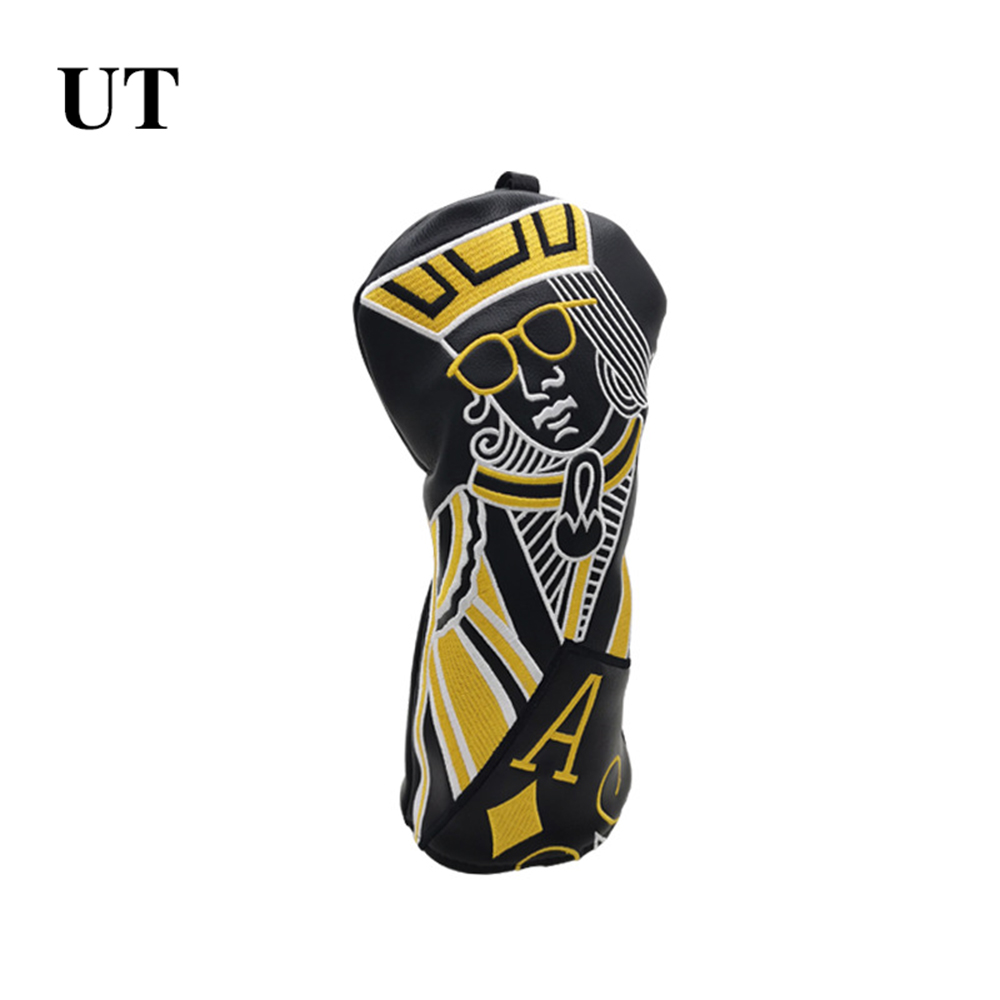 Golf Club Headcovers Driver Fairway Woods PU Waterproof Push Rod