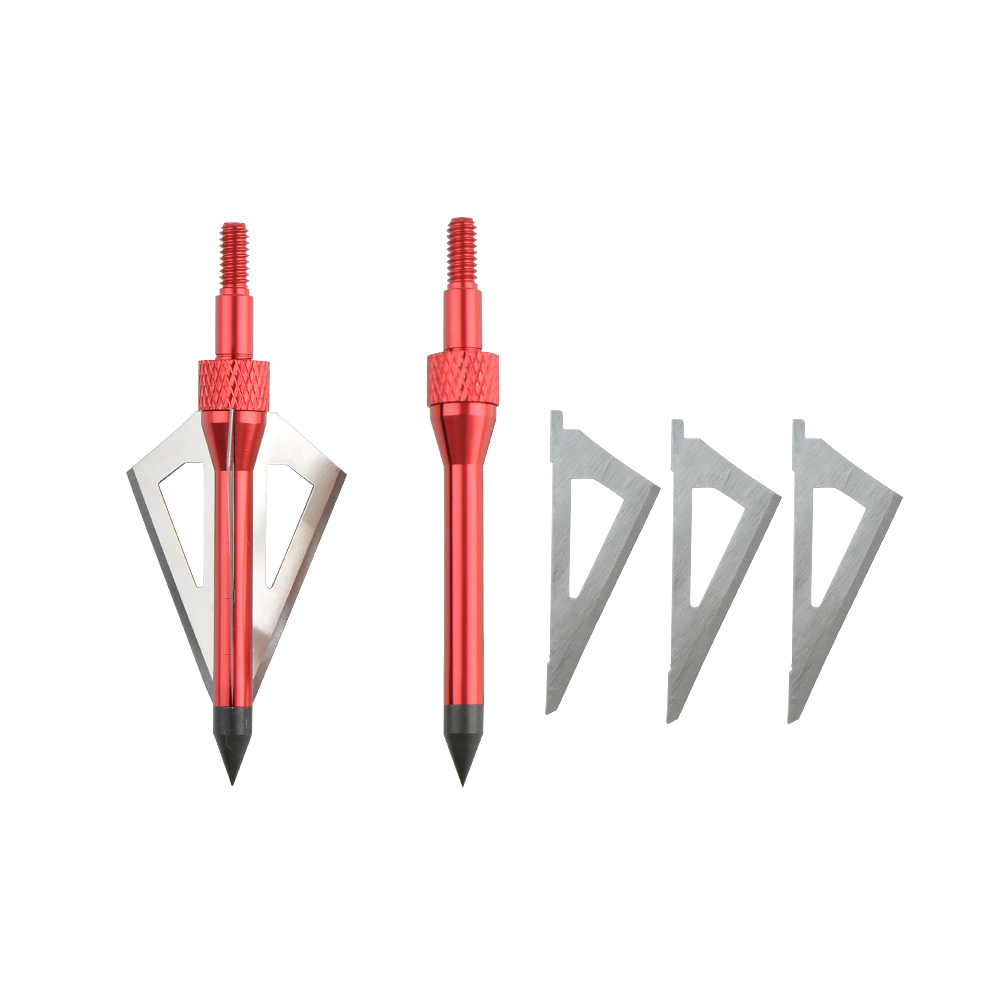 ox with Foam Insert for Arrowheads – Silver, Fits 6 Arrowheads (100 Grain) + 1 Arrow Box