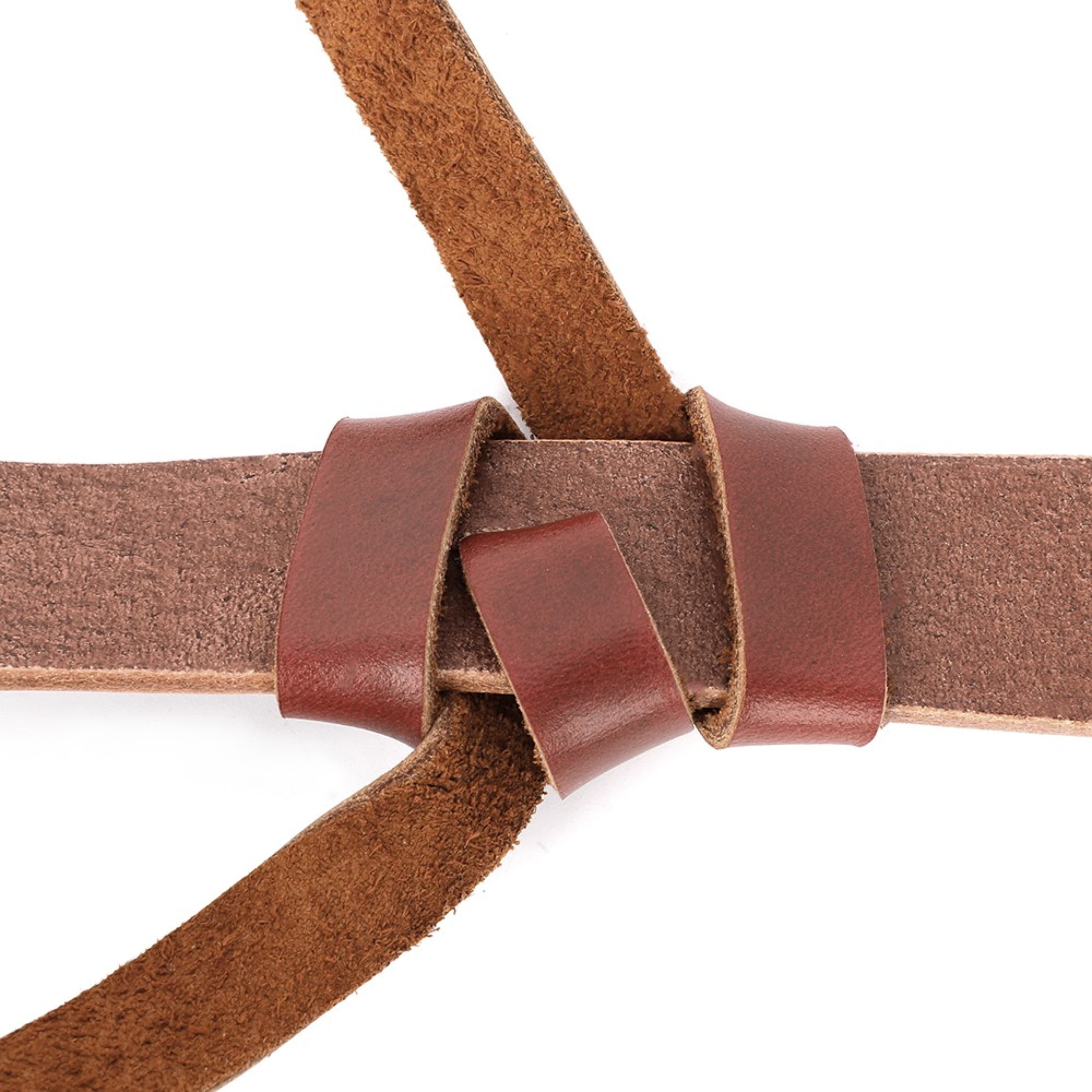 Cowhide Leather Arrow Quiver Brown Bow Hunting Accessory