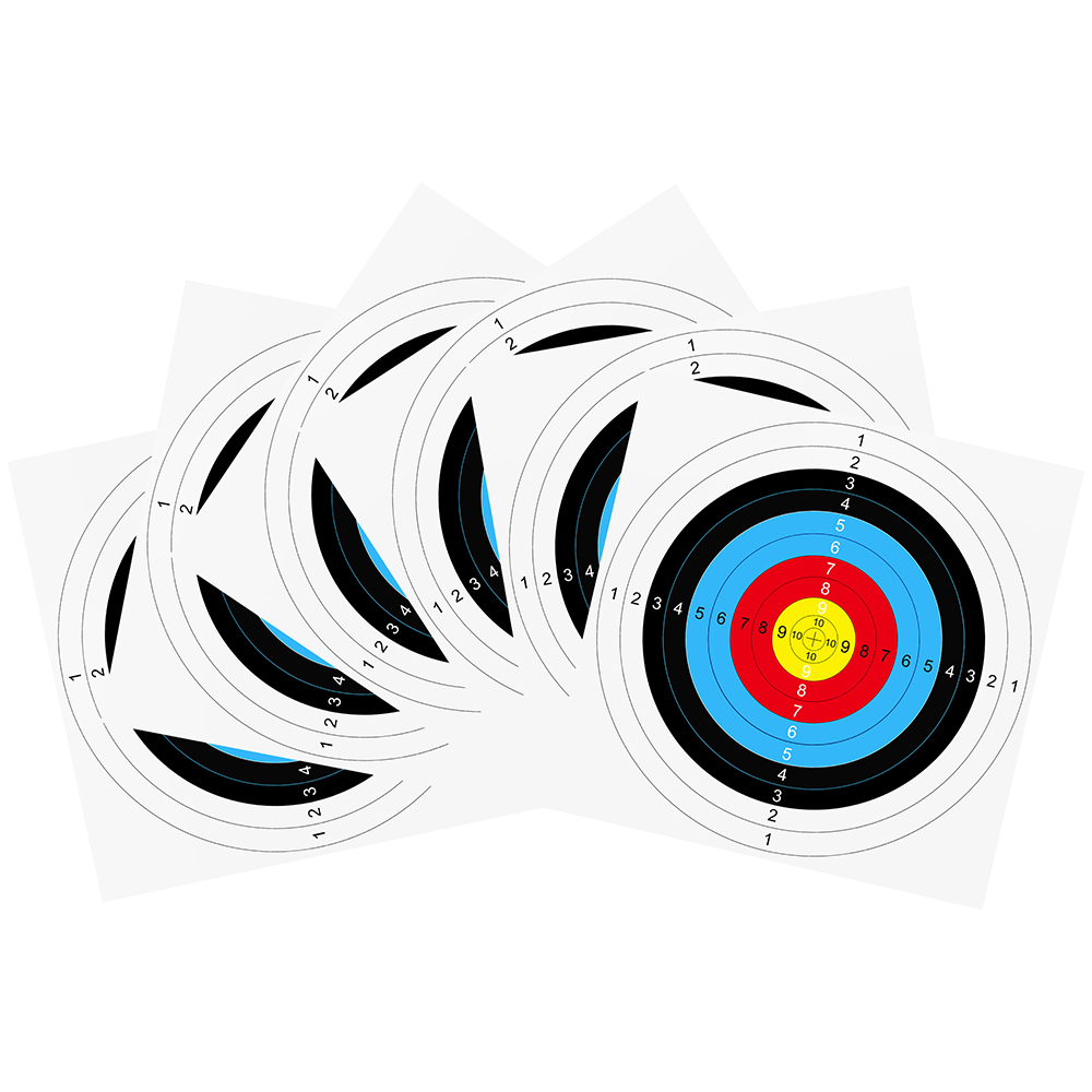 40x40cm Full Ring Archery Target Paper Coated Paper