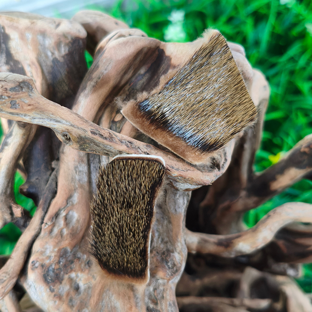 Mink Fur Arrow Rest Trapezoid Adhesive Pad for Archery