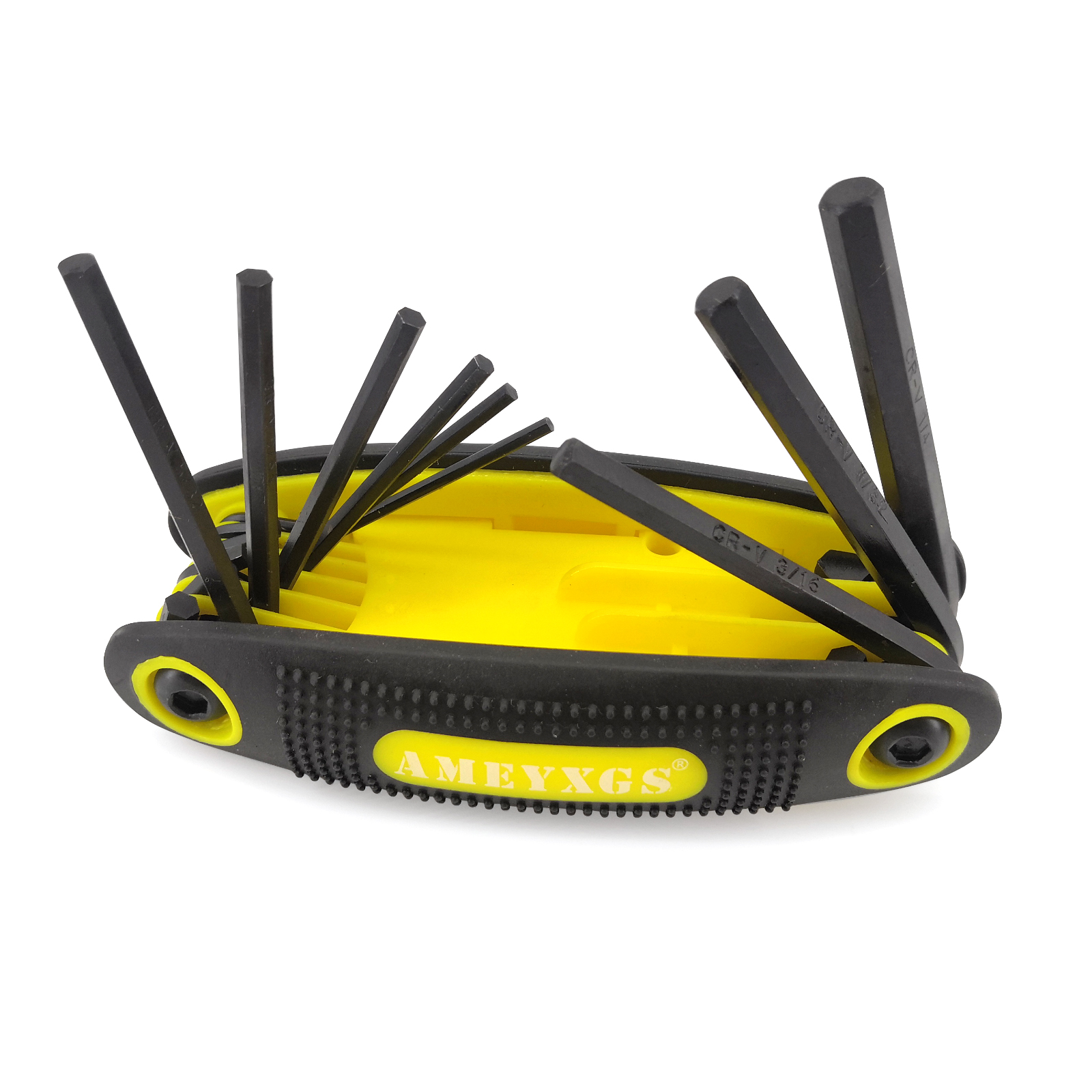 AMEYXGS Imperial Allen Wrench Set 1/4 to 5/64 Inch – 9 Sizes