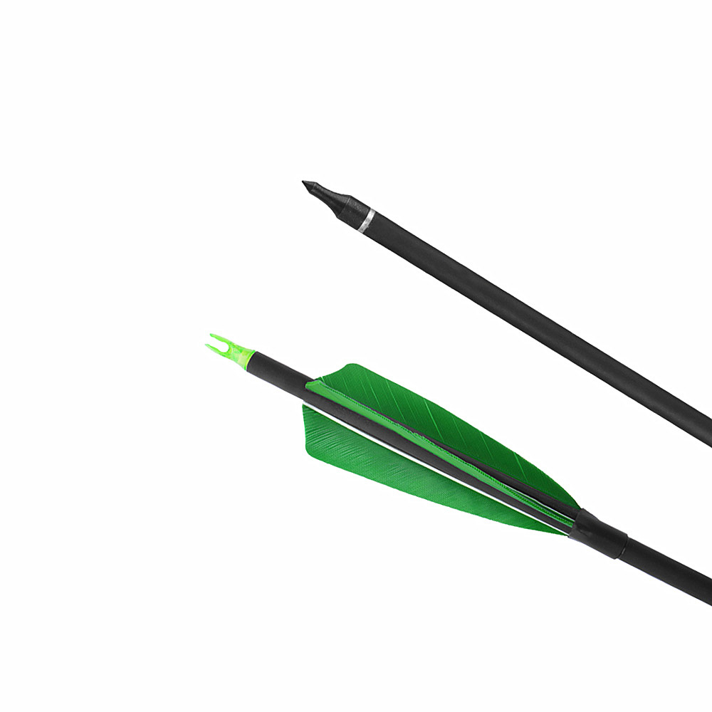 6/12 pcs Spine 500 Mixed Carbon Arrows Real Feathers Hunting