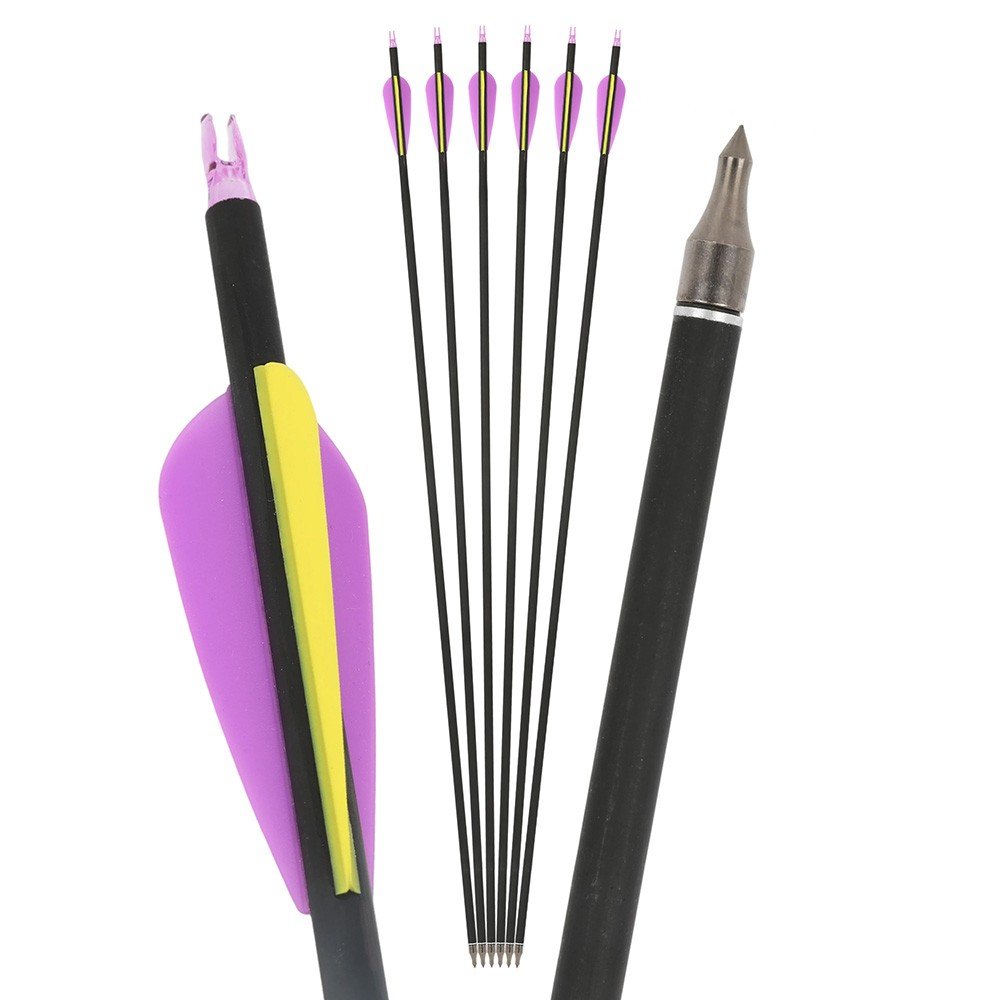 30" Carbon Arrows SP500 for Recurve/Compound Archery