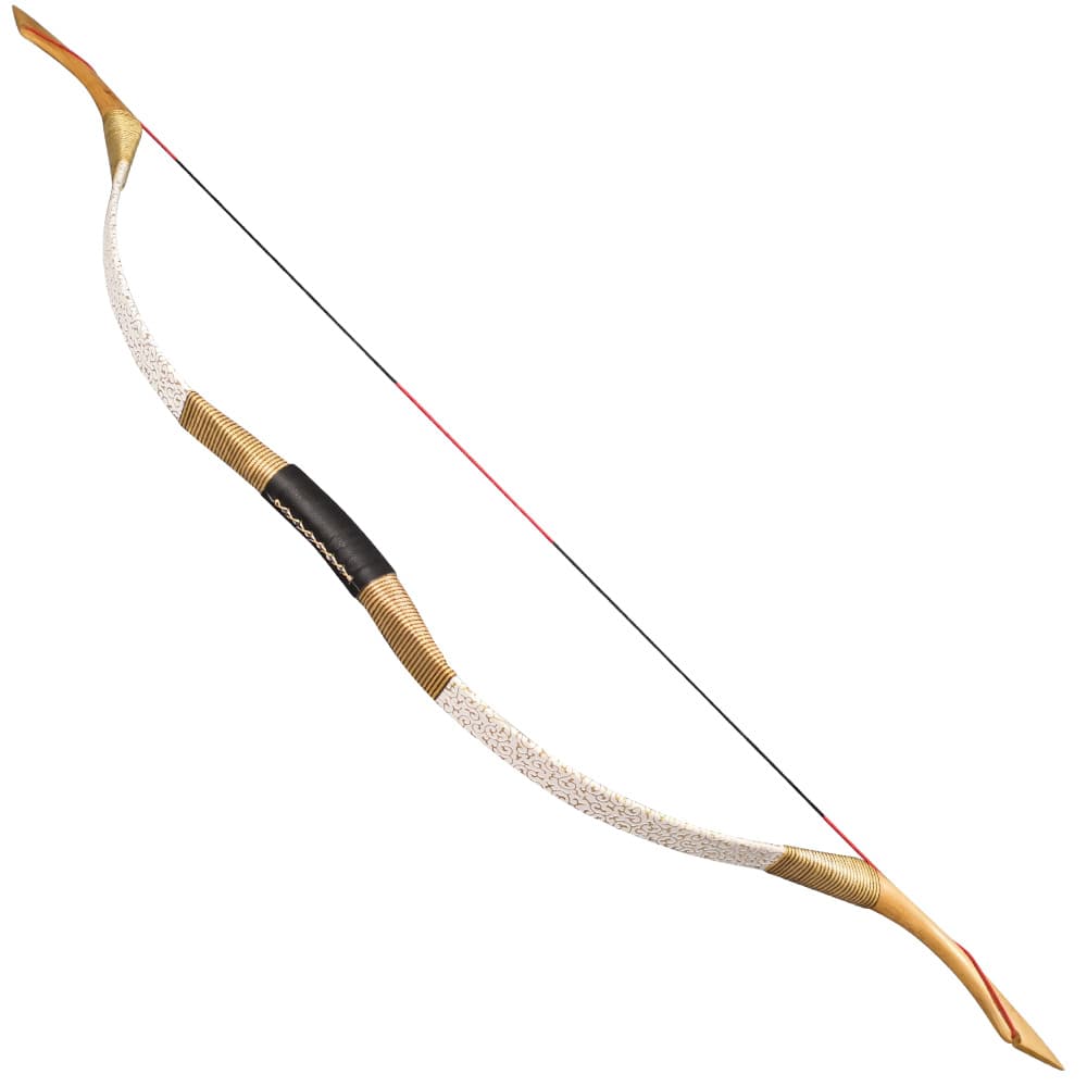 Wooden Mongolian Horsebow Archery Set 25–55lbs Hunting Bow