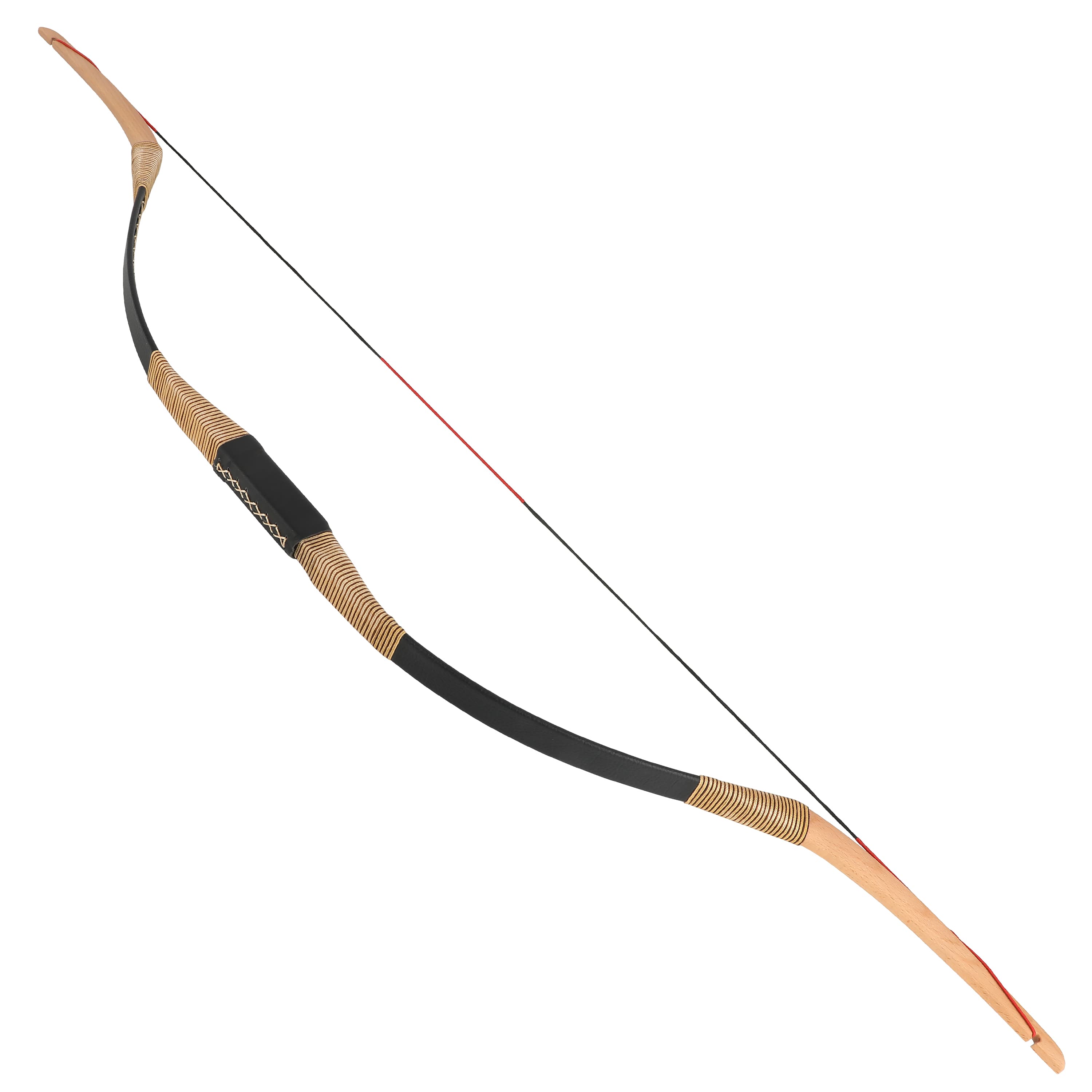 55" Traditional Takedown Wood Horse Bow Kit 20-35lbs RH/LH