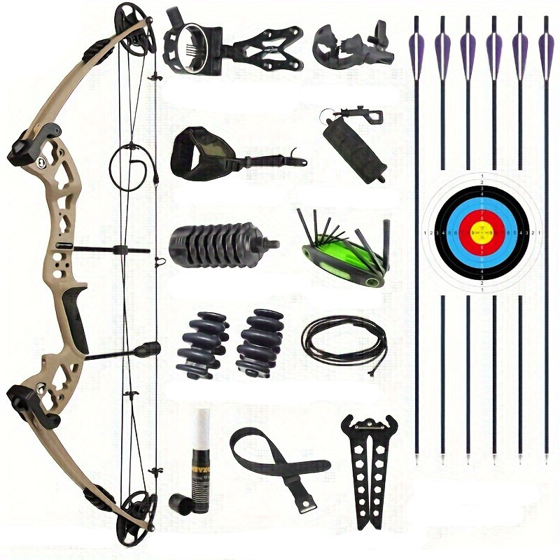 Compound bow Kit with Reel 30–55lbs Adjustable