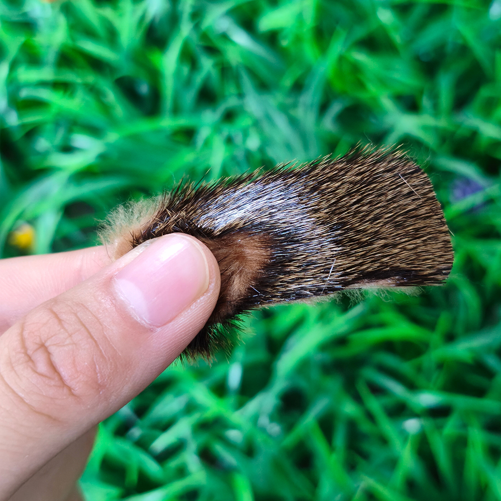 Mink Fur Arrow Rest Trapezoid Adhesive Pad for Archery