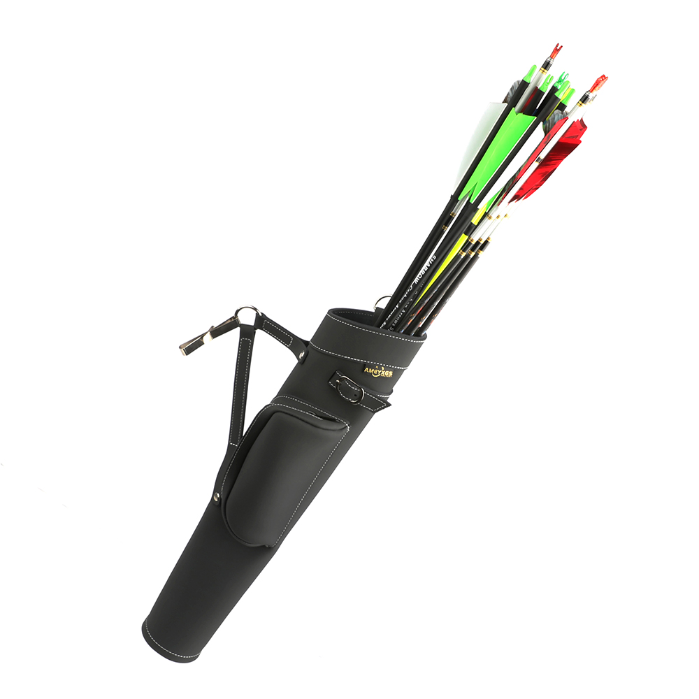 Leather Archery Quiver Waist or Shoulder Carry 