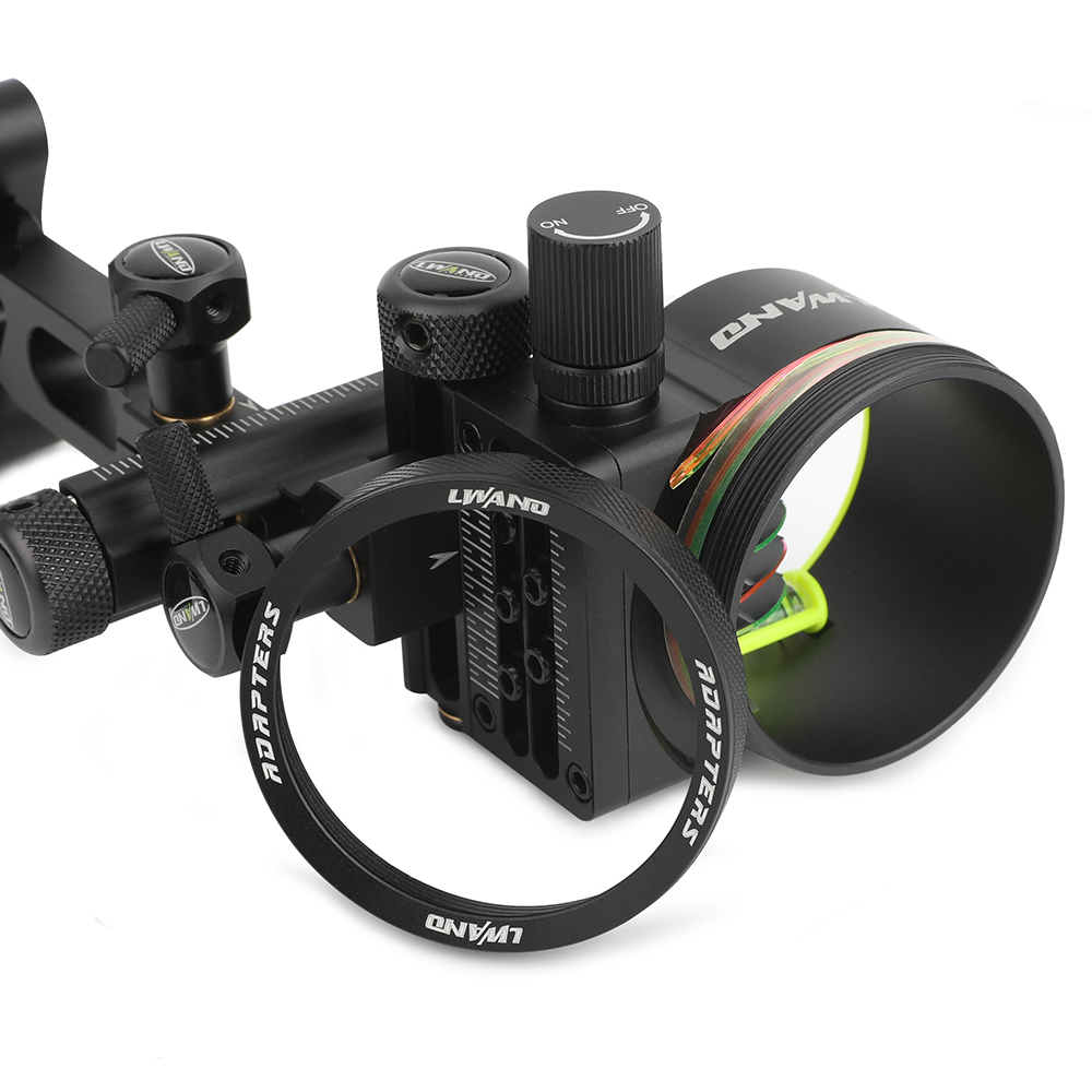 M2 Long-Range Micro-Adjustable 5-Pin Sight Black Alloy 262g