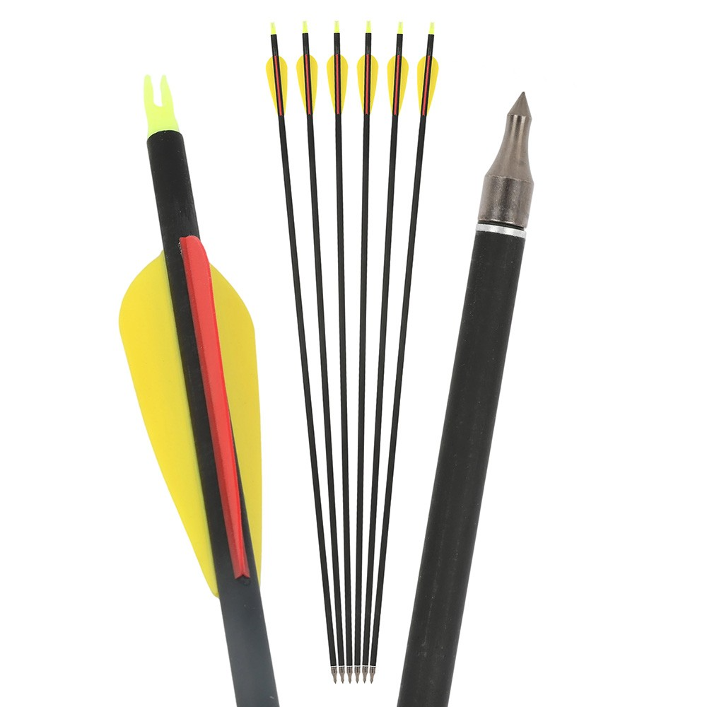 30" Carbon Arrows SP500 for Recurve/Compound Archery