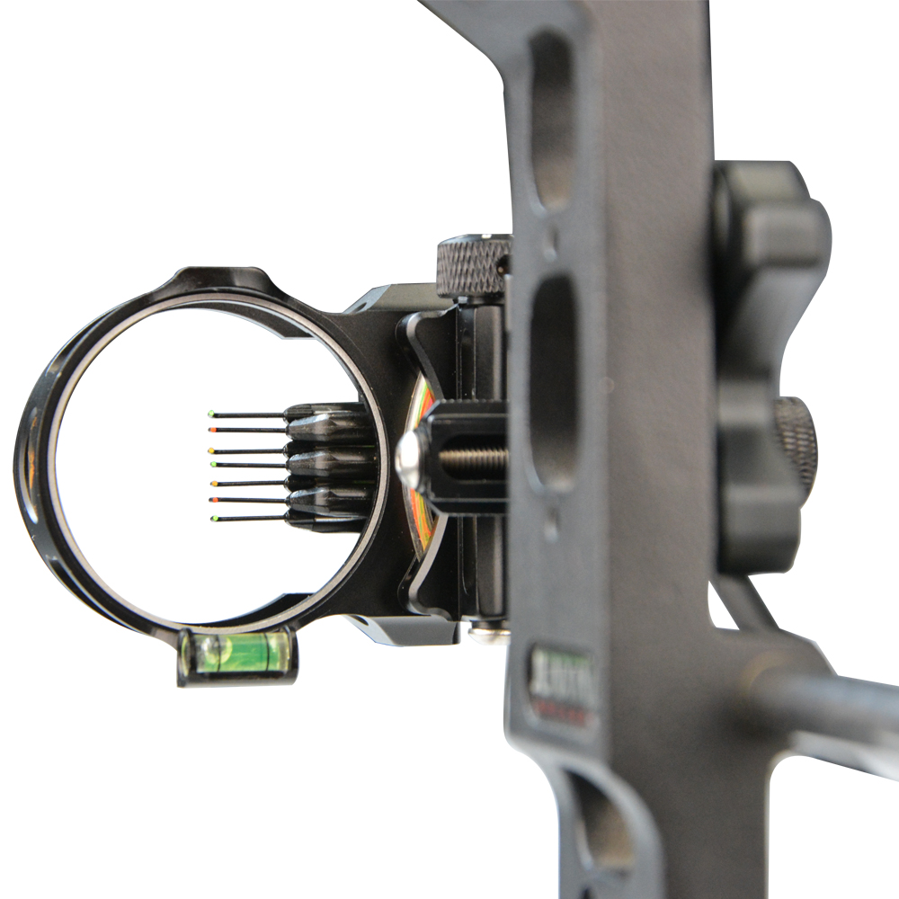 TOPOINT DB8170 7-Pin Archery Sight, Adjustable Fiber Optic with Aluminum Construction