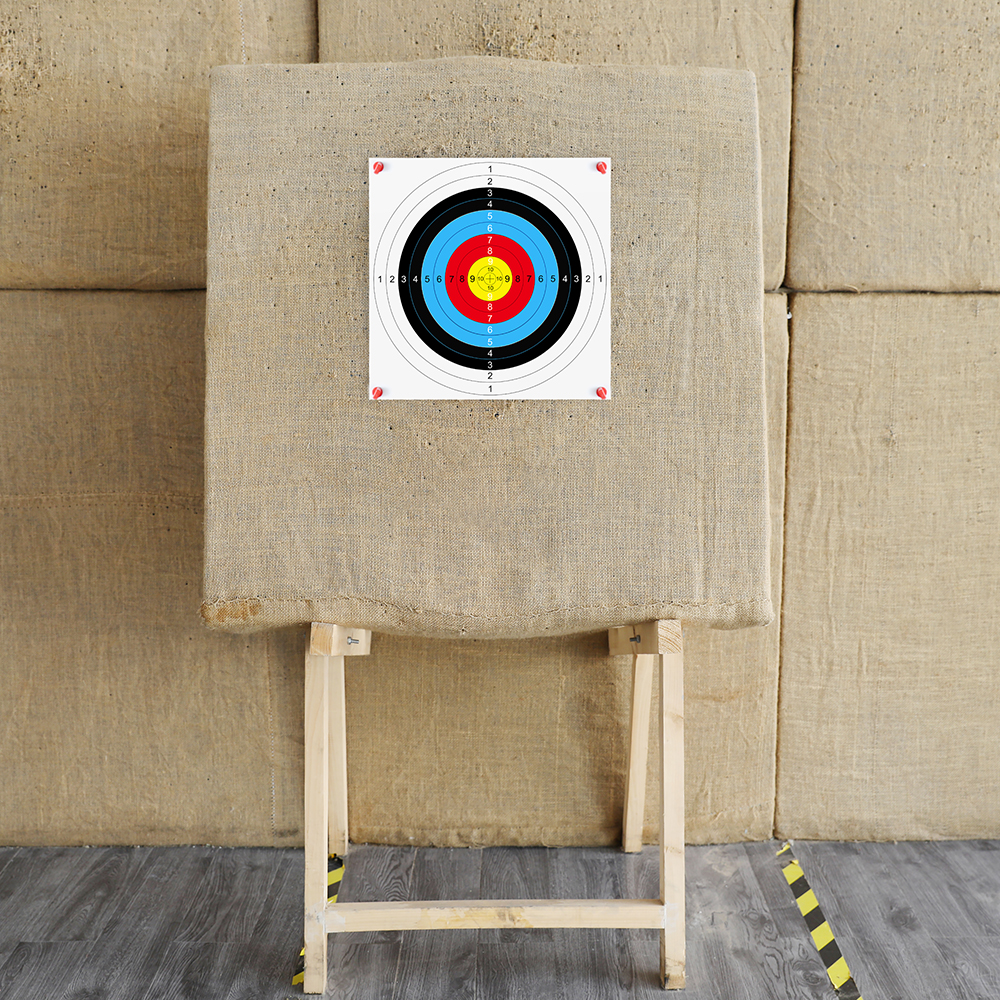 40x40cm Full Ring Archery Target Paper Coated Paper