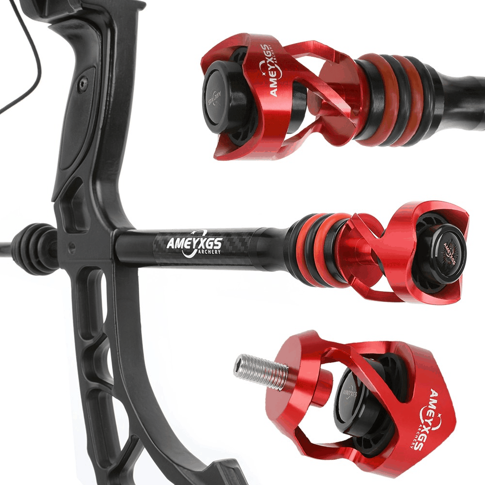 Archery Compound bow Bow Stabilizer Vibration Silencer Damper