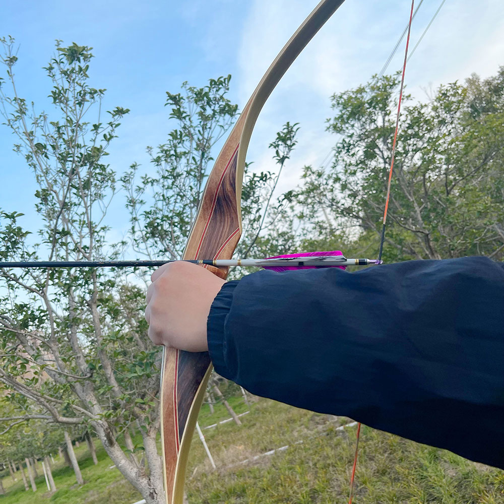 Archery Recurve Bow 30-60lbs Hunting 62" Traditional Longbow