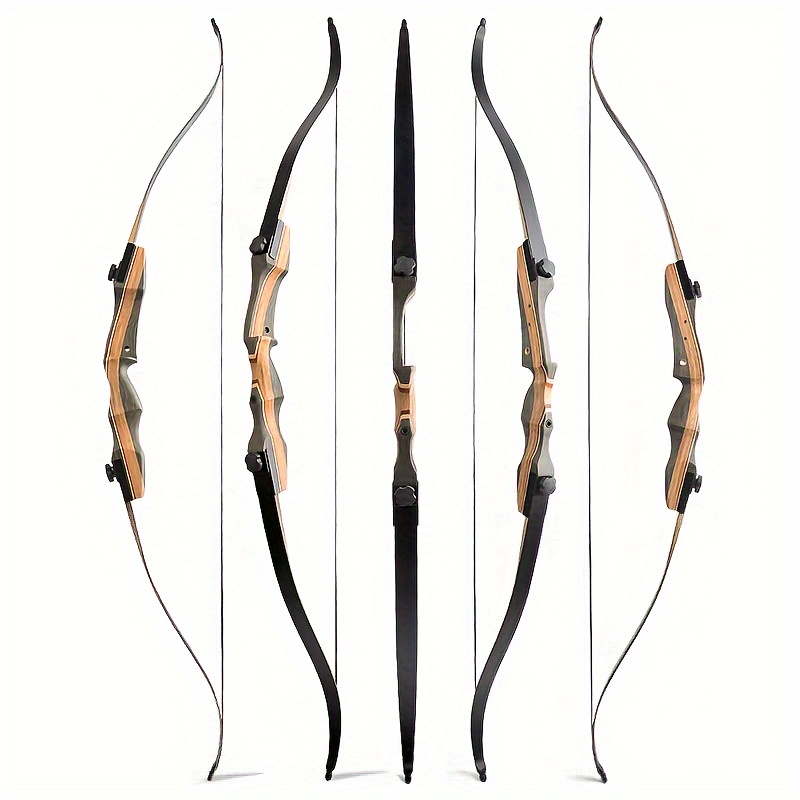 Invincible Hunting Bow 50lb – High-Density Wood Handle