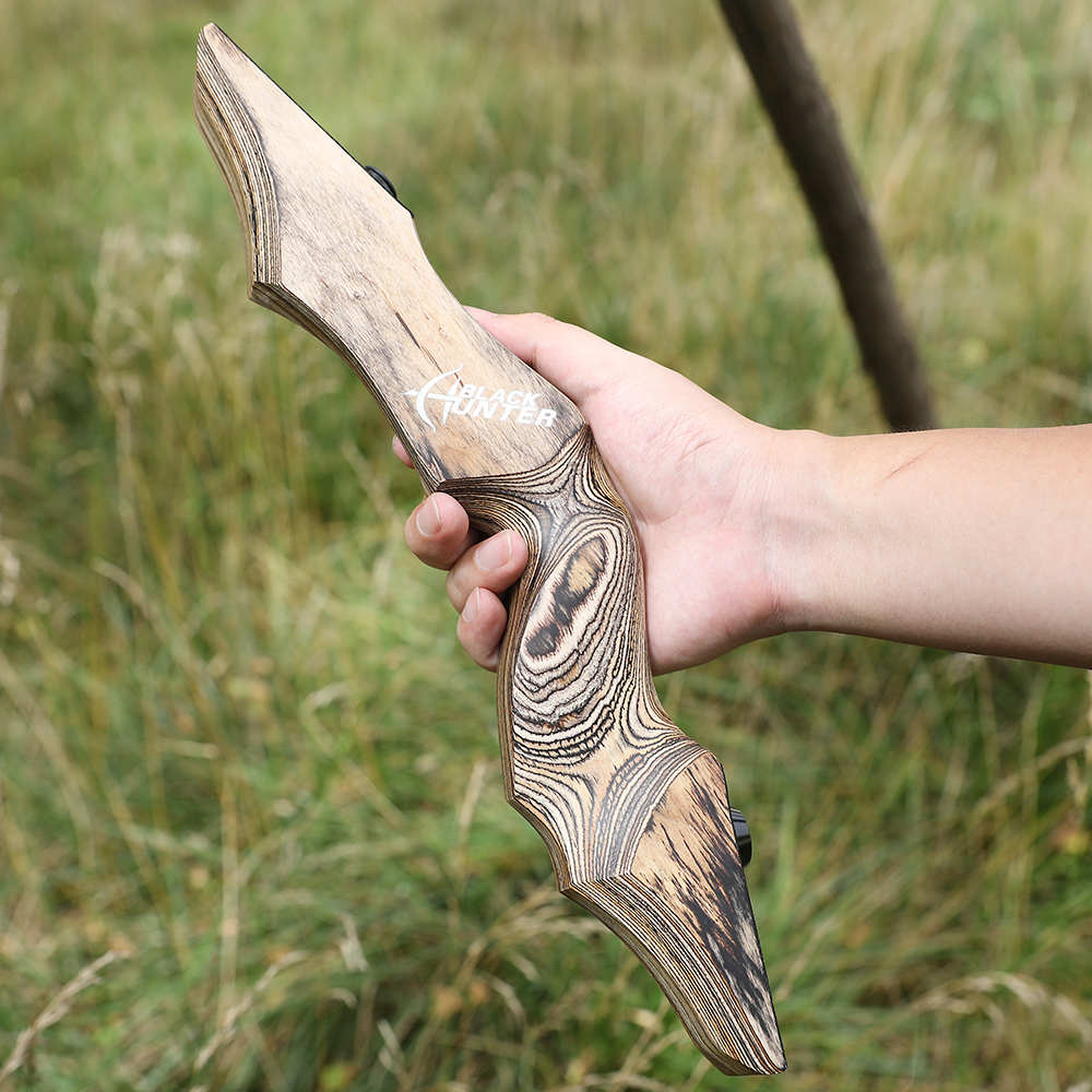 60" Takedown Recurve Bow Wooden Riser Bamboo Limbs