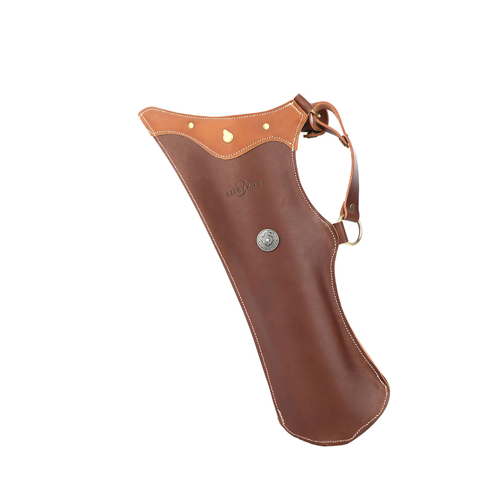 Premium Leather Hip Quiver for 20 Arrows Durable Archery Bag