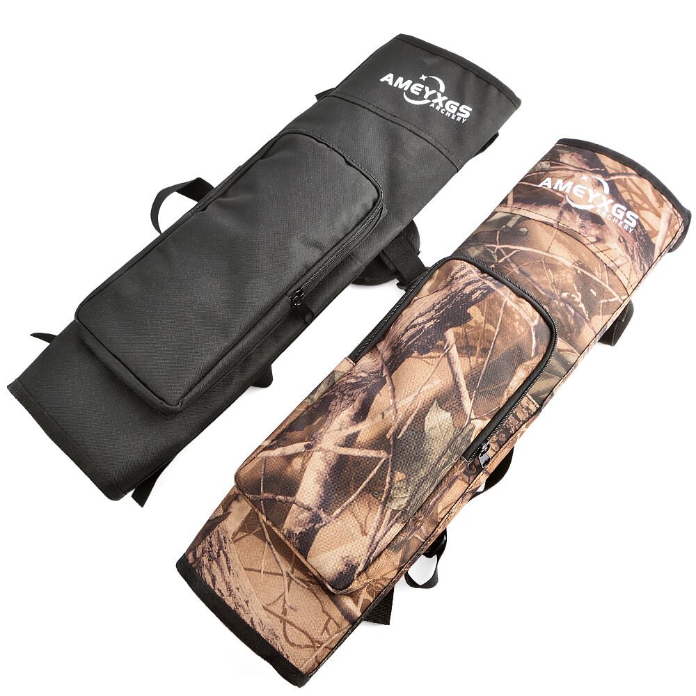 Large Capacity Archery Arrow Quiver – Black & Camo
