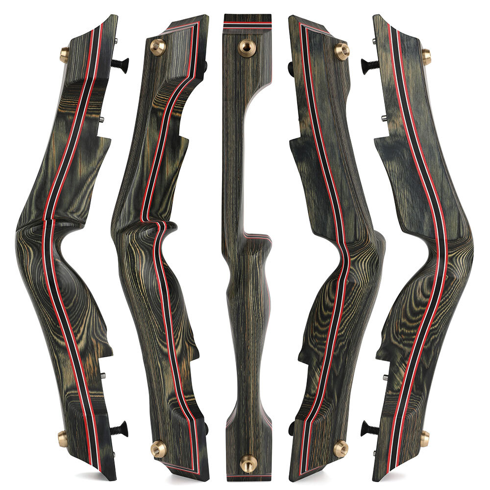 62" Archery Takedown Recurve Bow Set – Laminated Wood & Fiberglass