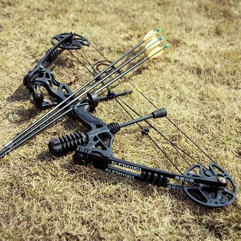 Adjustable Compound Bow – 30-60lbs, 320 FPS for Hunting & Target