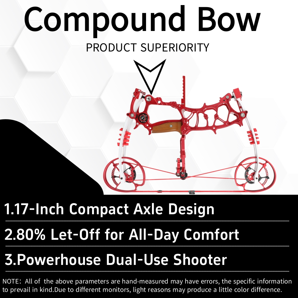 Dual-use Compound Bow 30-75lb Steel Ball Arrow