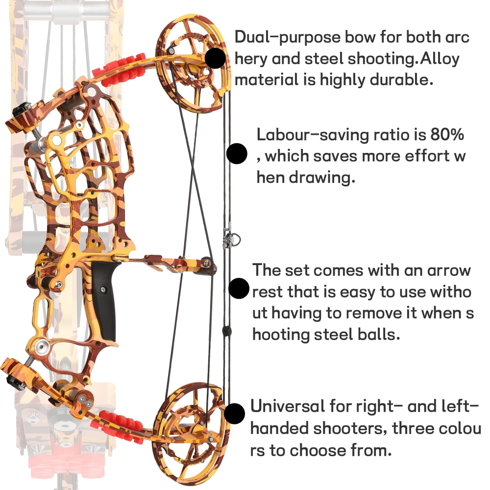 Villain Dual-Purpose Compoubd Bow 30-70lb