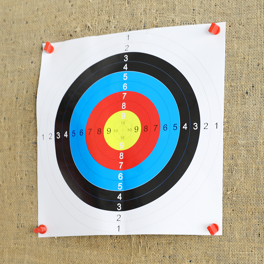 40x40cm Full Ring Archery Target Paper Coated Paper