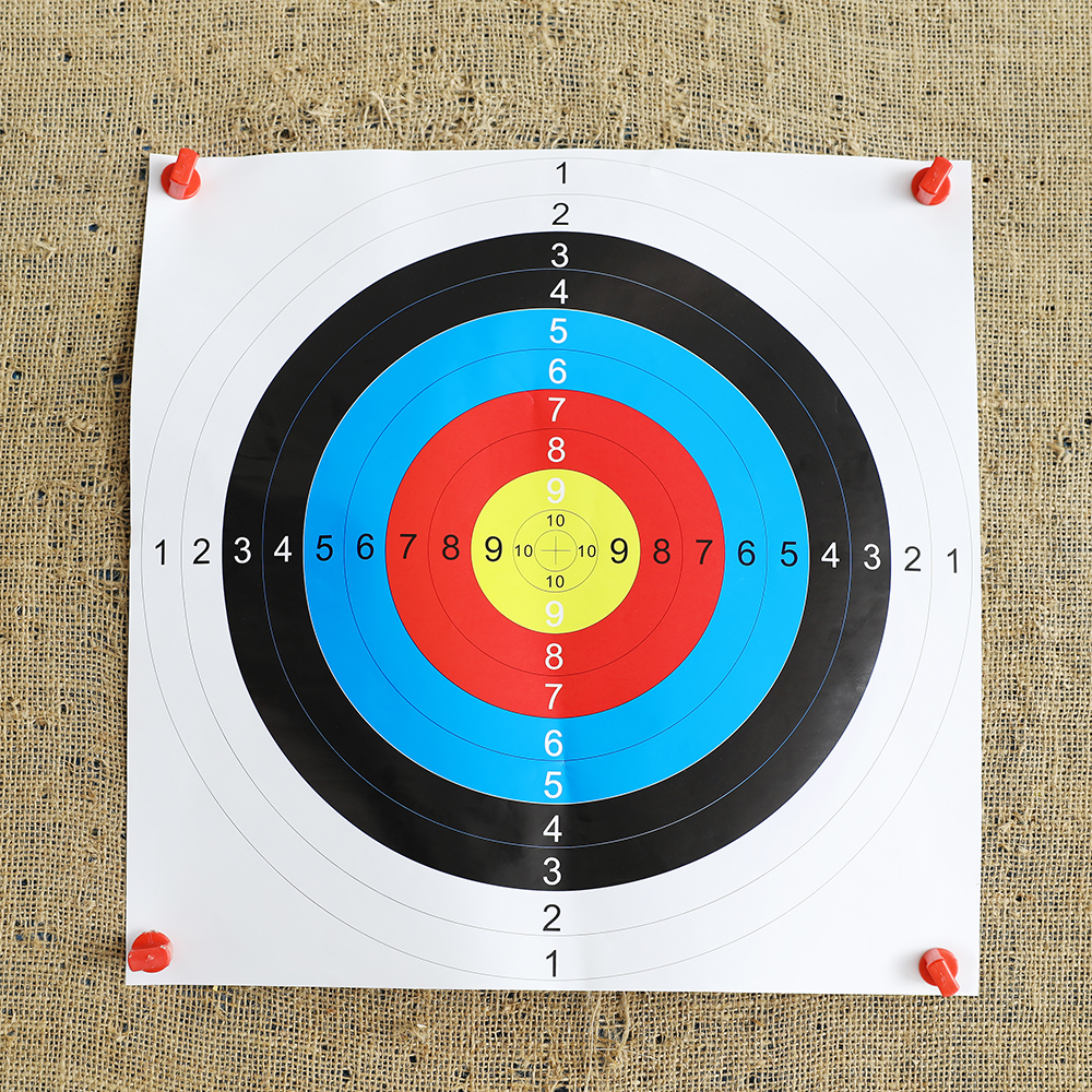 40x40cm Full Ring Archery Target Paper Coated Paper