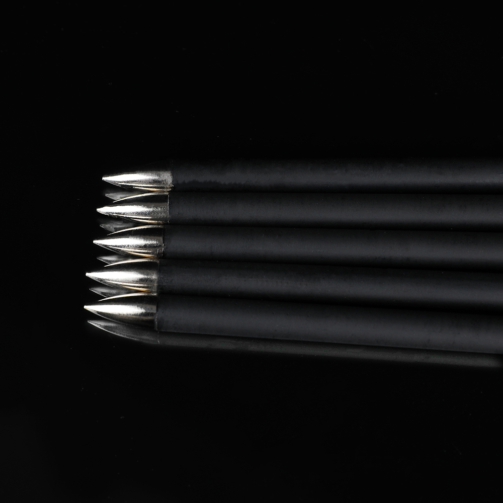 1.75" 2 Yellow 1 White Shield Plastic Feather Carbon Arrows – 12pcs