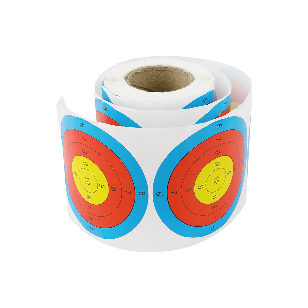 3-Inch Adhesive Shooting Target Stickers Roll – 100/200 Sheets