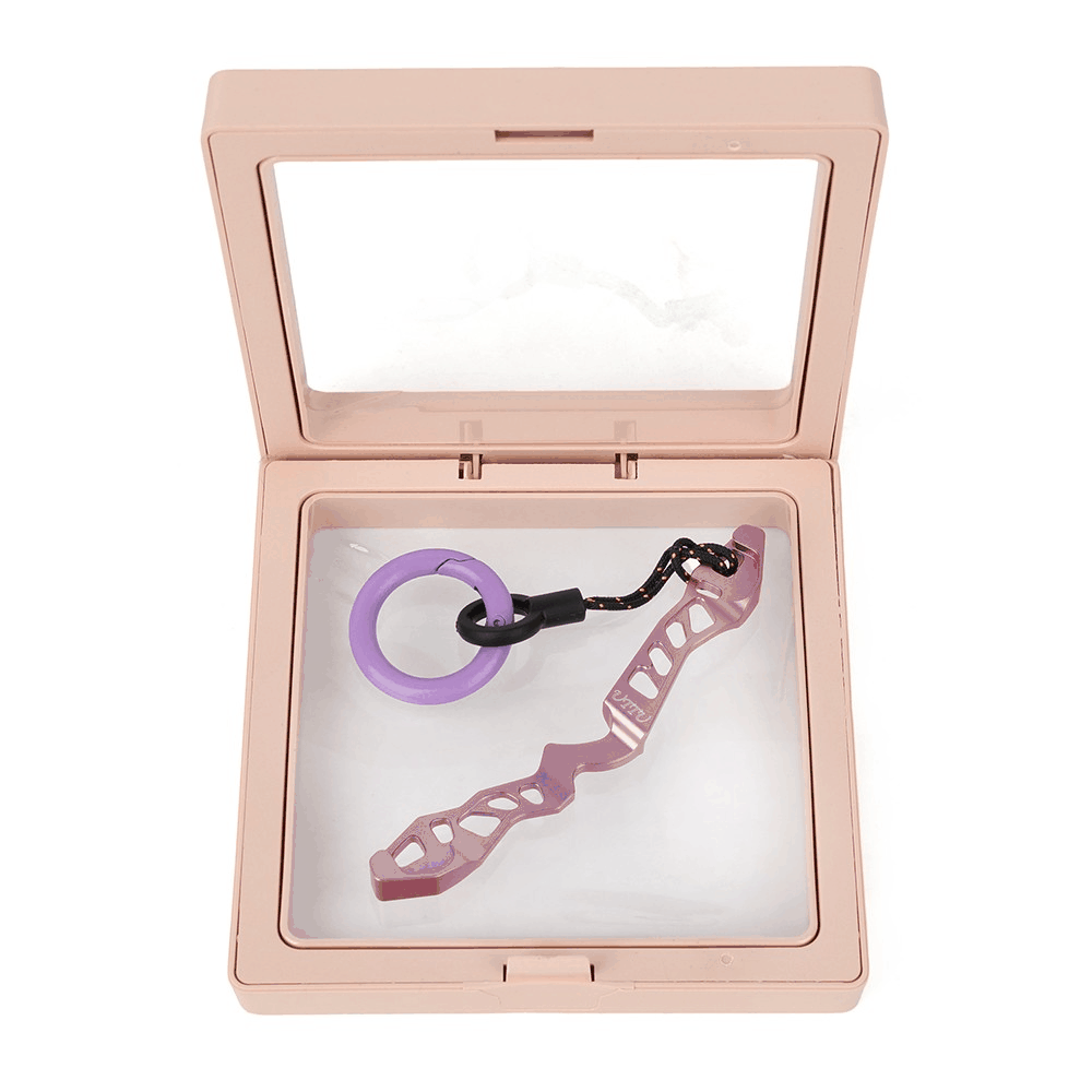 Aluminum Alloy Recurve Bow Riser Keyring Archery Gift