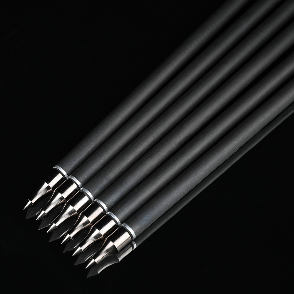 CTBC6.2 Carbon Arrows 300 Spine 3" Shield Vanes 12pcs 85cm