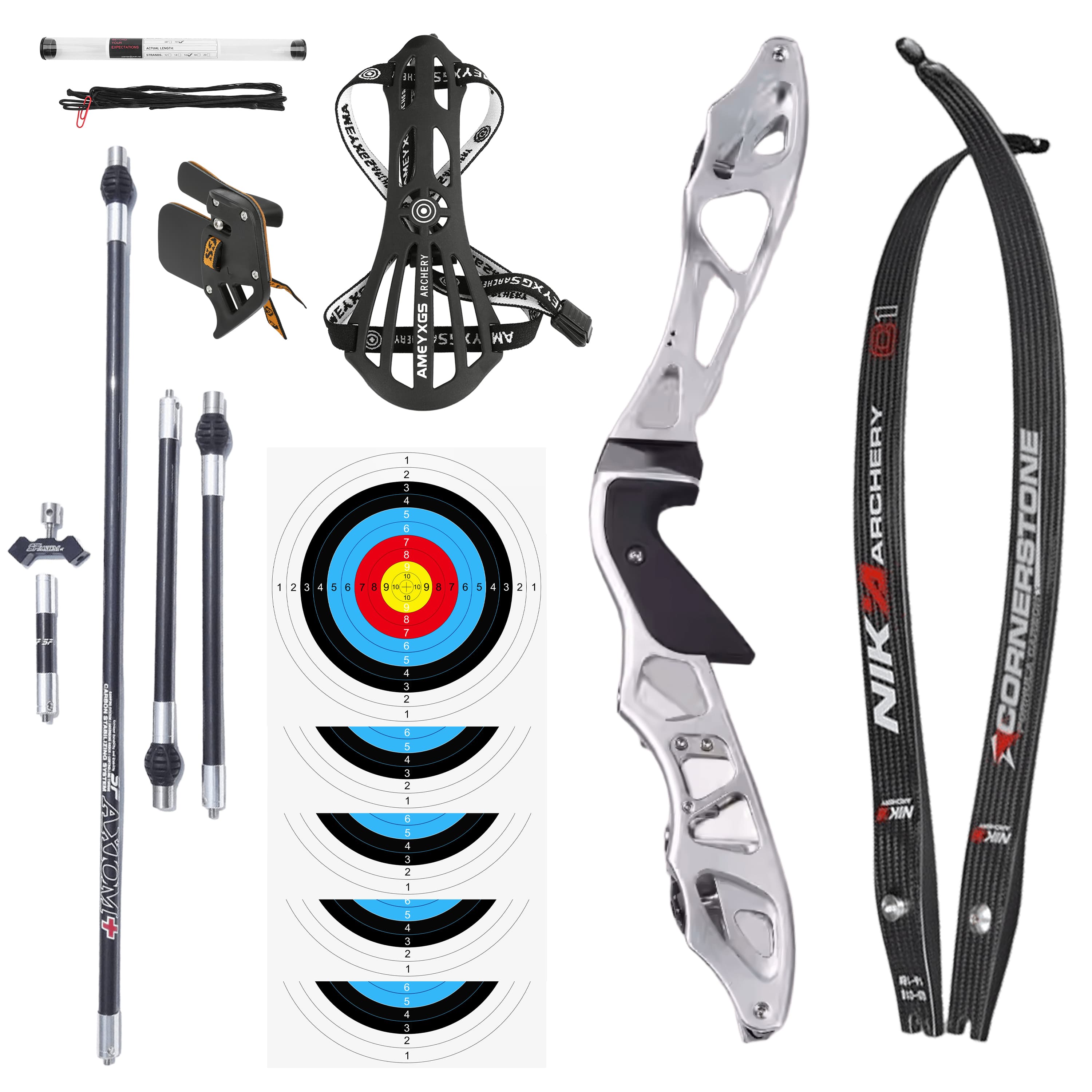 Archery ILF Recurve Bow Set 16-56LBS Hunting RH Bow