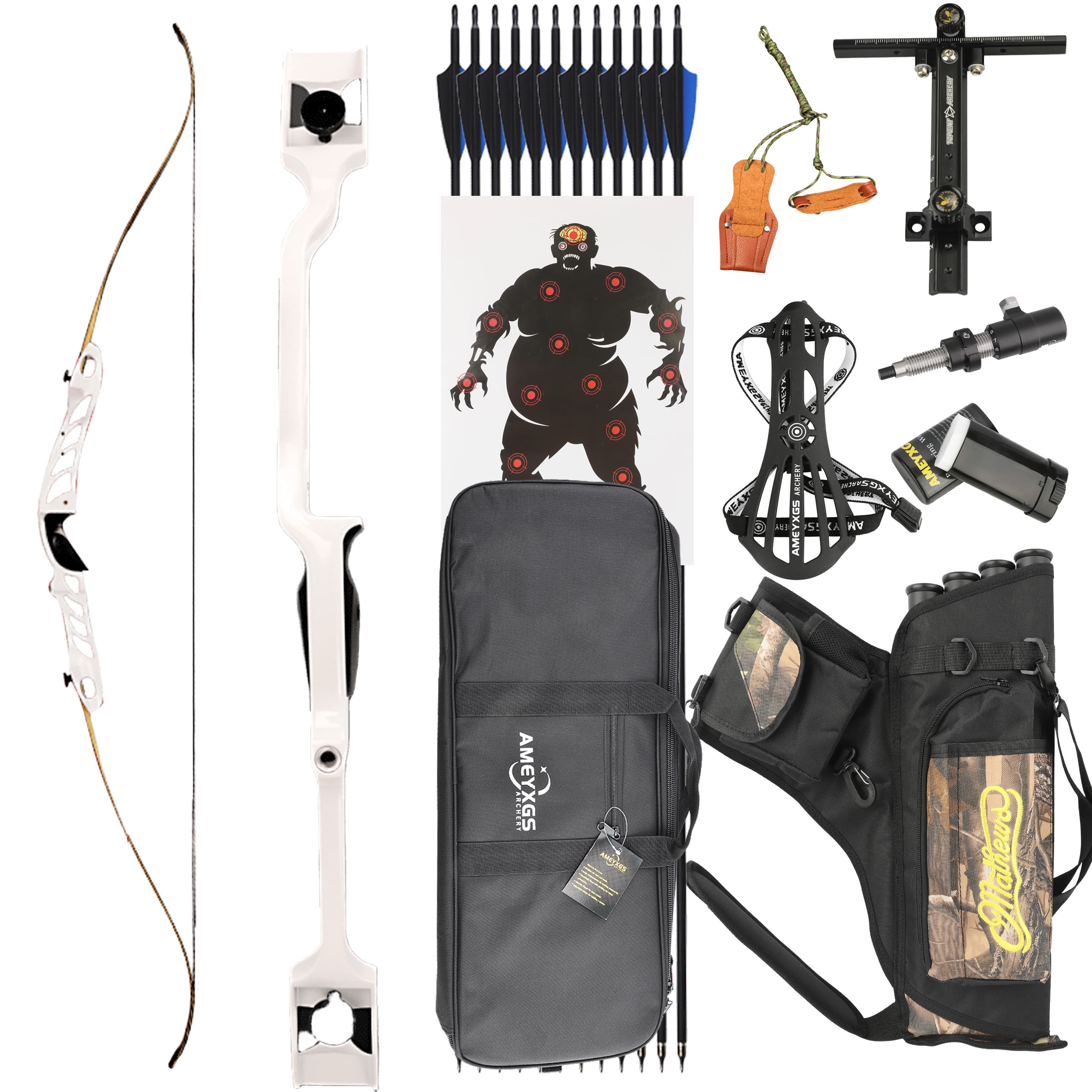 Archery 18-38bs ILF Recurve Bow Kit Takedown Bow